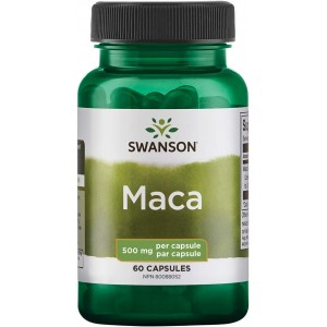 Maca 500 Mgs marca Swanson 60 capsulas