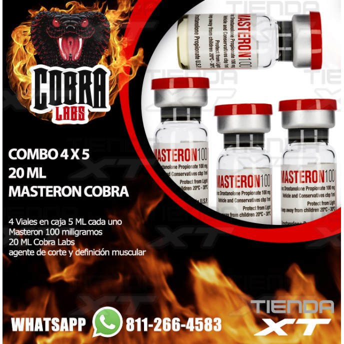 Masteron Cobra 20 ML - propionato de Drostanolona